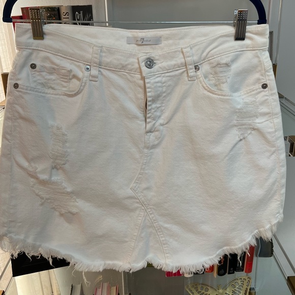 7 For All Mankind Dresses & Skirts - 7 For All Mankind Denim Skirt